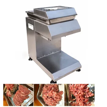 מסחרי Automaticmeat בשר כבש בשר מבצעה מכונה חשמלית בשר מטחנת חותך נירוסטה בשר בקר טרי בשר מכונת חיתוך