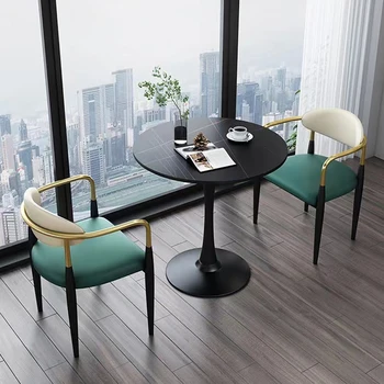 המטבח הנורדי, פינת אוכל כיסא Armnest חדר שינה מודרני מעצב כסאות אוכל משרד טרקלין Sedie סאלה דה-Pranzo פריטים ביתיים