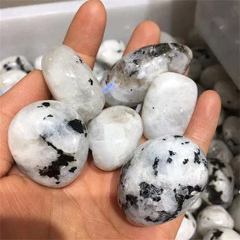 חן טבעית ריפוי גבישי קשת אבן הירח נפלו אבנים למכירה
