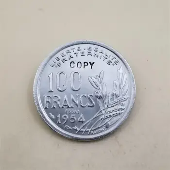 1954 Essai צרפת 100 פרנקים להעתיק מטבעות זיכרון, מטבעות אוסף האומנות.