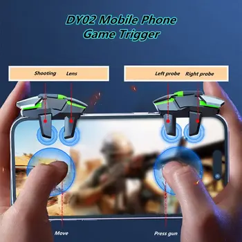 אוניברסלי Gamepad L1/R1 המפתח לכוון לחצן ג ' ויסטיקים בקר מפעיל המשחקים ההדק טלפון נייד משחק