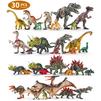 30PCS דינוזאור דמויות צעצועים סט 9