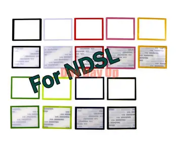 1PC צבעוני העליון מסך LCD כיסוי פלסטיק כיסוי תחליף DS Lite עבור NDSL קונסולת משחק פלסטיק עדשה