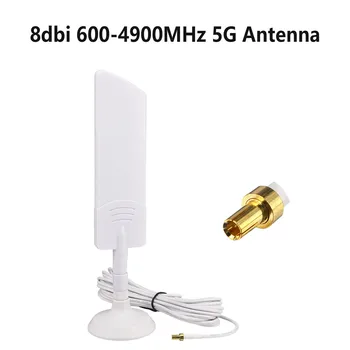 8dbi 600-4900Mhz 5G אנטנה SMA זכר/TS9 זכר 3G 4G 5G LTE GSM Omnidirectional מגבר מגבר Antenne