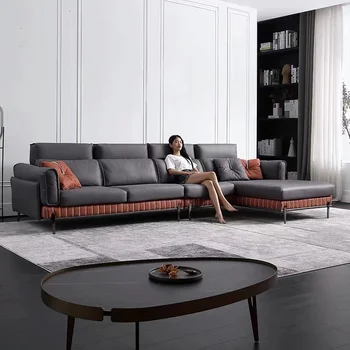 בד הספה, מינימליסטי מודרני בסלון, לטקס למטה, נורדי אור יוקרה, ננוטכנולוגיה בד ספה פינתית, רחיץ