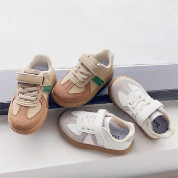 ילדים אופנה נמוכה העליונה לוח נעליים 2023 האביב החדש בנים רך הבלעדי החלקה נעליים מזדמנים בנות לנשימה ספורט נעליים