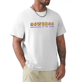 Sewanee האוניברסיטה של דרום חולצת טי-שירט קצרה איש הבגדים של הגברים כותנה חולצת הטריקו